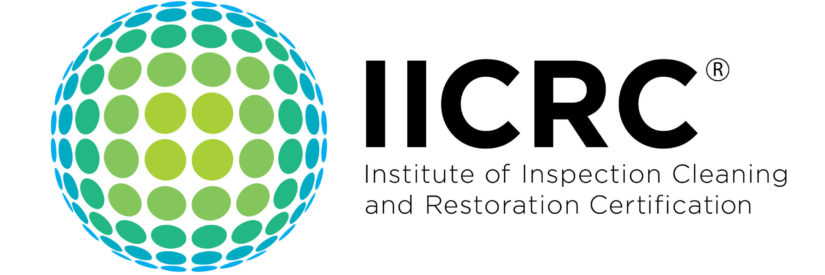 IICRC logo, certified restoration techs