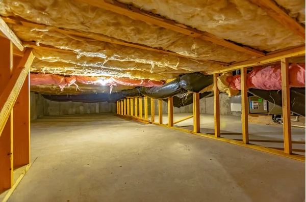 cleaned crawl space, vapor barrier santa rosa