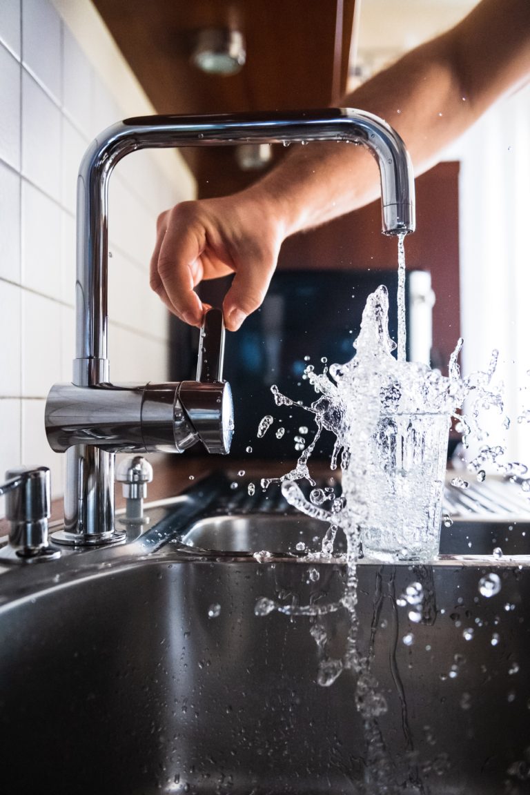 water damage from a sink, water damage ca