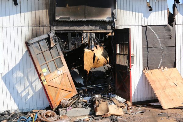 fire damage to commerical building